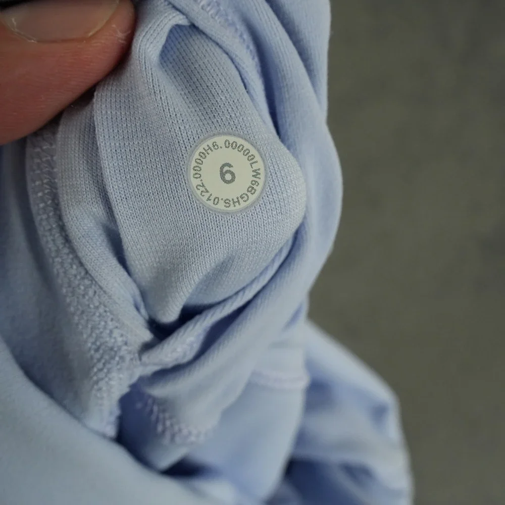 Lululemon Align High-Rise Crop Leggings‎ Womens 6 Light Blue Yoga Pants LW6BGHS